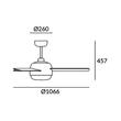 Leds-C4 KLAR 30-4864-16-F9 Ventillátoros csillár fehér fehér acél üveg Leds-C4 KLAR 30-4864-16-F9 Ventillátoros csillár fehér fehér acél üveg