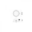 Leds-C4 DN-1408-N3-00 Álmennyezetbe építhető lámpa ECO szürke üveg Leds-C4 DN-1408-N3-00 Álmennyezetbe építhető lámpa ECO szürke üveg