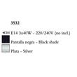 Mantra PAOLA 3532 Csillárok nappaliba ezüst fém Mantra PAOLA 3532 Csillárok nappaliba ezüst fém