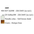 Mantra 3889 Állólámpa TIFFANY antik bronz fém Mantra 3889 Állólámpa TIFFANY antik bronz fém