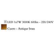 Mantra 4945 Állólámpa PHUKET antik bronz fém Mantra 4945 Állólámpa PHUKET antik bronz fém