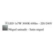 Mantra PHUKET 4948 Érintőkapcsolós asztali lámpa nikkel fém Mantra PHUKET 4948 Érintőkapcsolós asztali lámpa nikkel fém