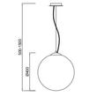 Mantra Bola 5711 Egyágú függeszték króm fehér 1 x E27 max. 40W 150 x 40 x 40 cm Mantra Bola 5711 Egyágú függeszték króm fehér 1 x E27 max. 40W 150 x 40 x 40 cm