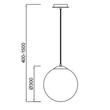 Mantra Bola 5712 Egyágú függeszték króm fehér 1 x E27 max. 40W 150 x 30 x 30 cm Mantra Bola 5712 Egyágú függeszték króm fehér 1 x E27 max. 40W 150 x 30 x 30 cm