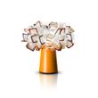 SLAMP CLIZIA CLI78TAV0001A_000 Asztali lámpa narancssárga Lentiflex® SLAMP CLIZIA CLI78TAV0001A_000 Asztali lámpa narancssárga Lentiflex®