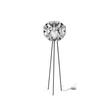 SLAMP FLORA FLO85PST0000S_000 Állólámpa ezüst 3xE27 max. 20W Ø50x170cm SLAMP FLORA FLO85PST0000S_000 Állólámpa ezüst 3xE27 max. 20W Ø50x170cm