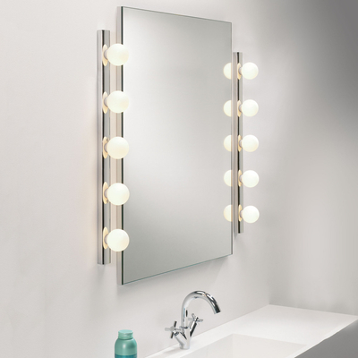 Astro Cabaret 5 II 1087010 fürdőszoba fali lámpa fényes króm fehér fém üveg
