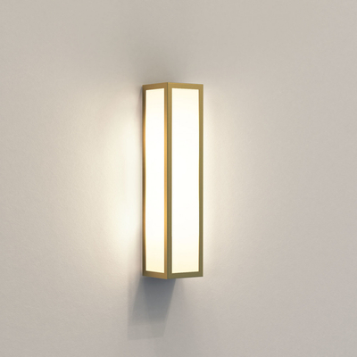 Astro Salerno 1178006 fürdőszoba fali lámpa arany fehér fém üveg