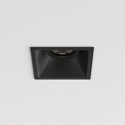 Astro Minima Slimline Square Fixed Fire-Rated IP65 1249039 álmennyezetbe építhető lámpa fekete