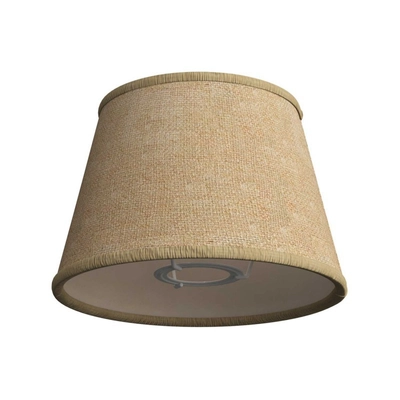 Impero szövet lámpaernyő E27-es rögzítéssel asztali vagy fali lámpához - Made in Italy természetes juta