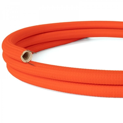 Creative-Tube rugalmas védőcső, Solid Color Fluo Orange RF15 szövetburkolat, 20 mm átmérő