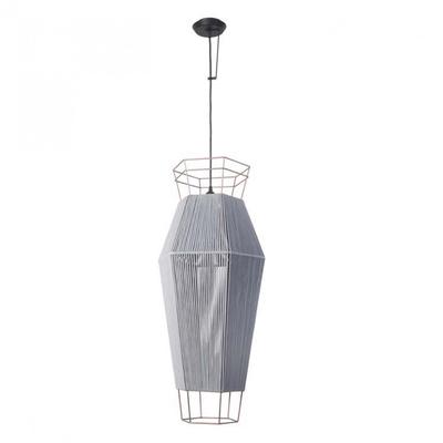 Leds-C4 LEGATO 00-5931-05-34 egyágú függeszték fekete szürke acél szövet