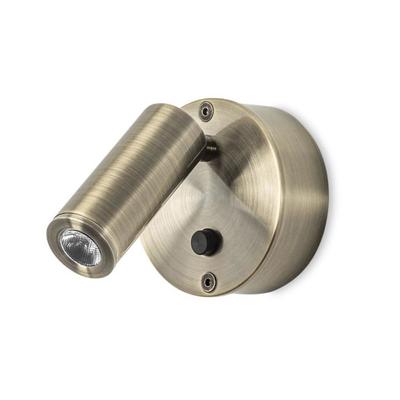 Leds-C4 IVY 05-2706-E4-E4 fali olvasólámpa antik réz alumínium
