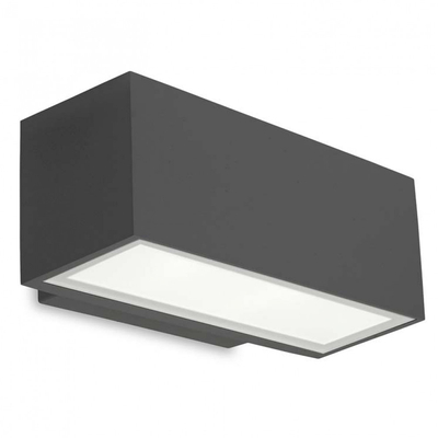 Leds-C4 AFRODITA LED 05-9912-Z5-CM kültéri fali led lámpa fekete alumínium