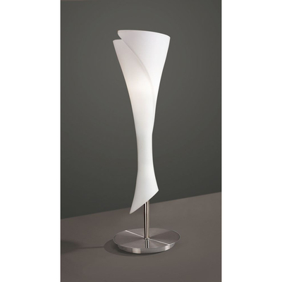 Mantra ZACK 0774 asztali lámpa szatinált nikkel opál fém üveg