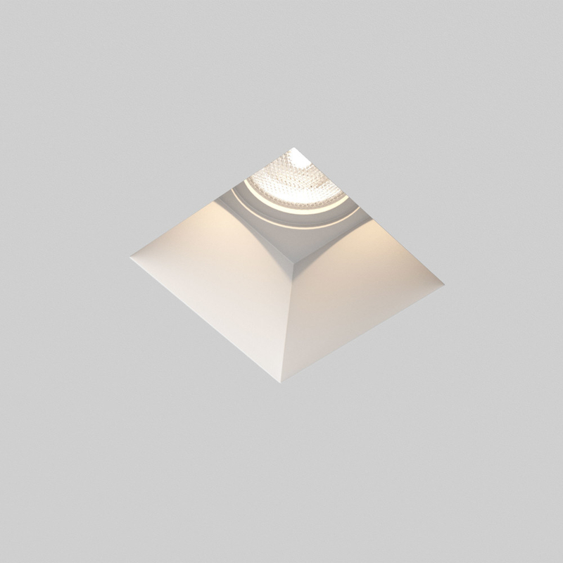 Astro Blanco Square Fixed 1253002 Álmennyezetbe Építhető Lámpa Fehér Gipsz