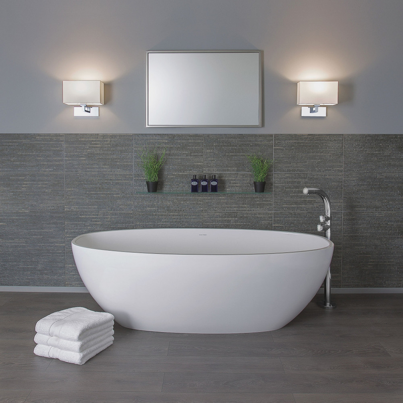 Astro 1080022 fürdőszoba fali lámpa matt nikkel fekete fém textil