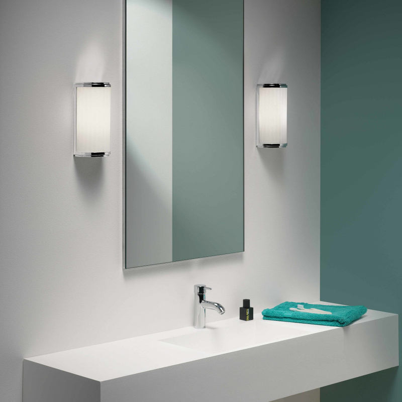 Astro Monza 1194017 fürdőszoba fali lámpa króm fehér fém