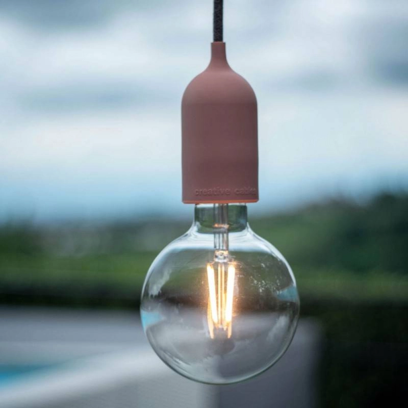 EIVA PASTEL, E27 kültéri szilikon lámpatartó készlet - az első IP65 vezetékes lámpatartó a világon