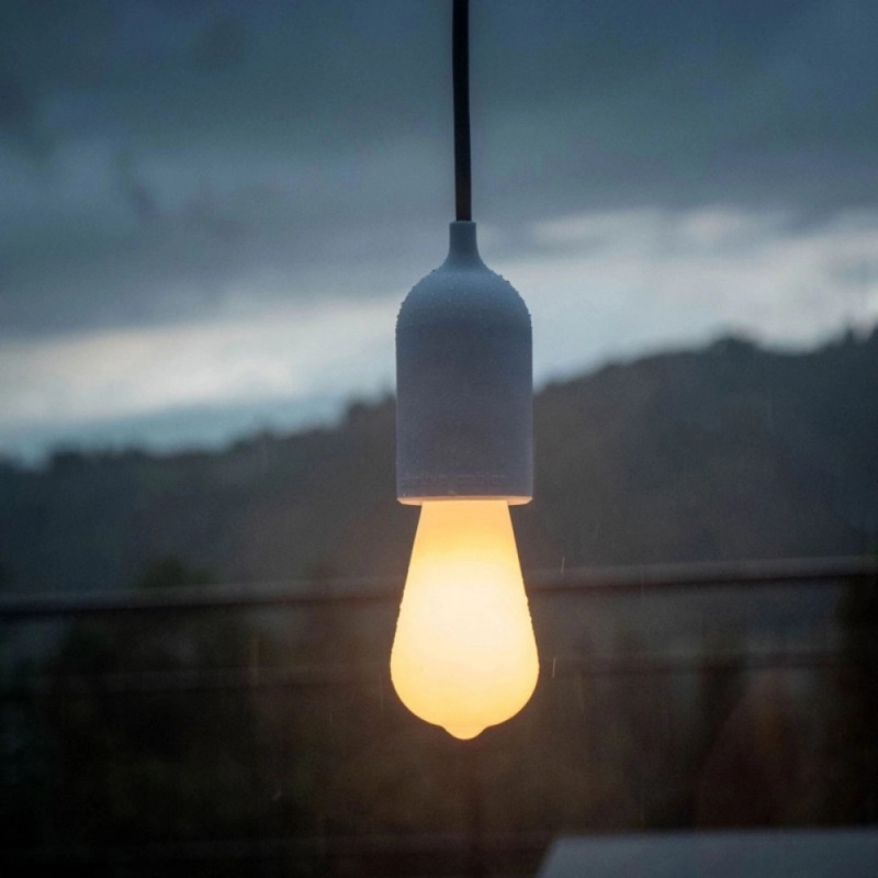 EIVA PASTEL, E27 kültéri szilikon lámpatartó készlet - az első IP65 vezetékes lámpatartó a világon