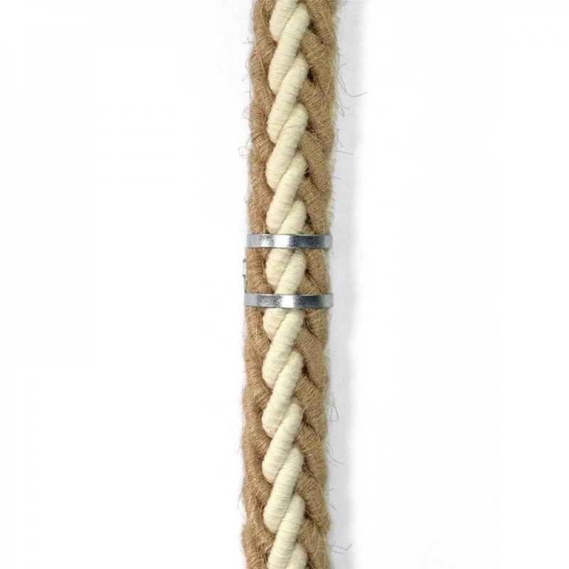 Creative-Cables Fém kábelrögzítő kapocs 24 mm átmérőjű kötélkábelhez - 2XL CLS24CLIPZI kábelrögzítő