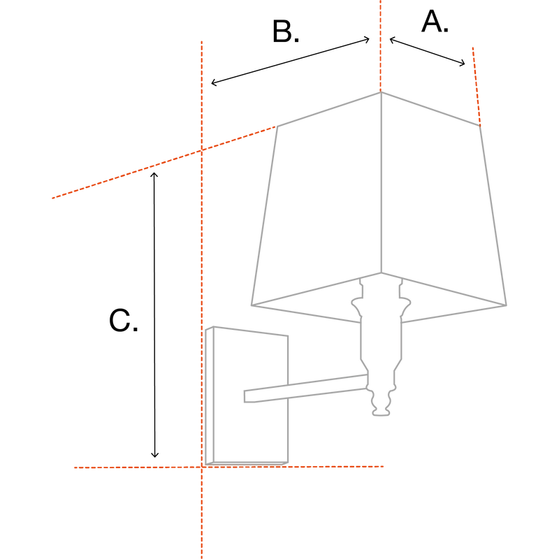 Eichholtz - WALL LAMP LEXINGTON SINGLE