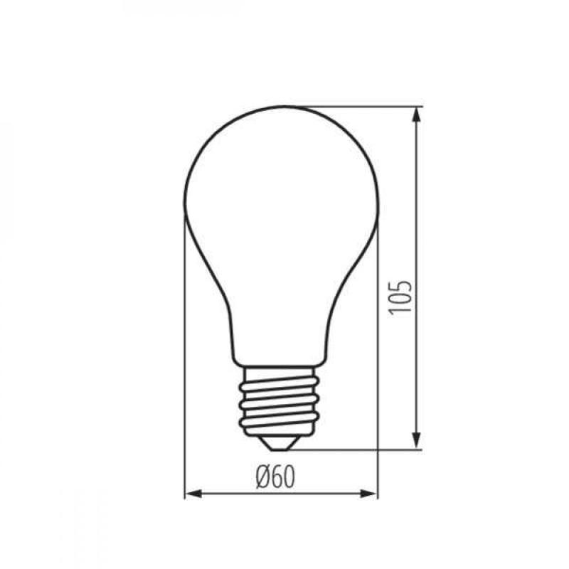 Kanlux XLED A60 7W-WW 29601 led izzó e27