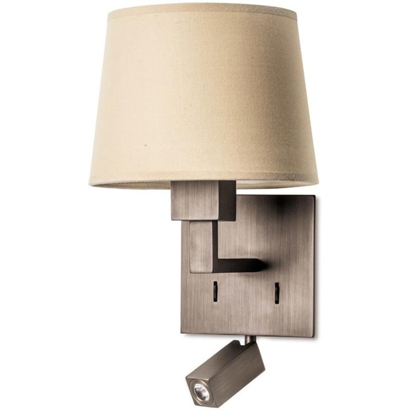 Leds-C4 BALI 05-3218-19-82 fali olvasólámpa bronz fém