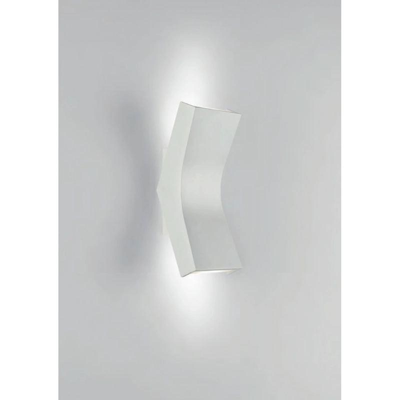 Leds-C4 BEND 05-5954-BW-M1 fali lámpa fehér alumínium
