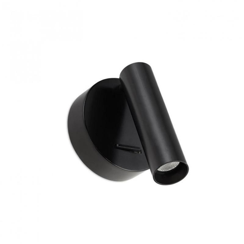 Leds-C4 STYLUS 05-6193-05-05 fali éjjeli lámpa fekete alumínium