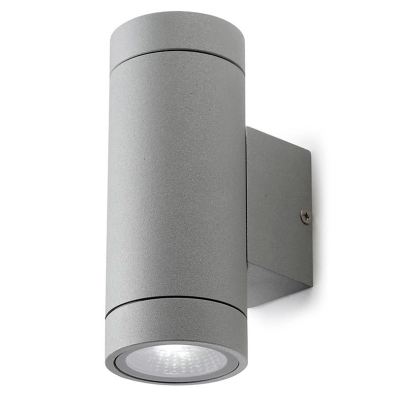 Leds-C4 TERRY 05-9719-34-37 kültéri fali lámpa szürke alumínium üveg