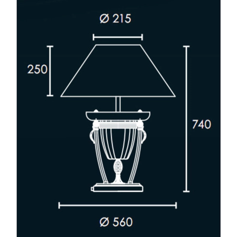 Leds-C4 EMPORIUM 10-1858-I1-Q8 asztali lámpa  arany   üveg