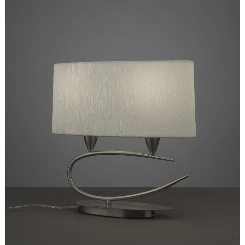 Mantra LUA 3703 asztali lámpa szatinált nikkel fém