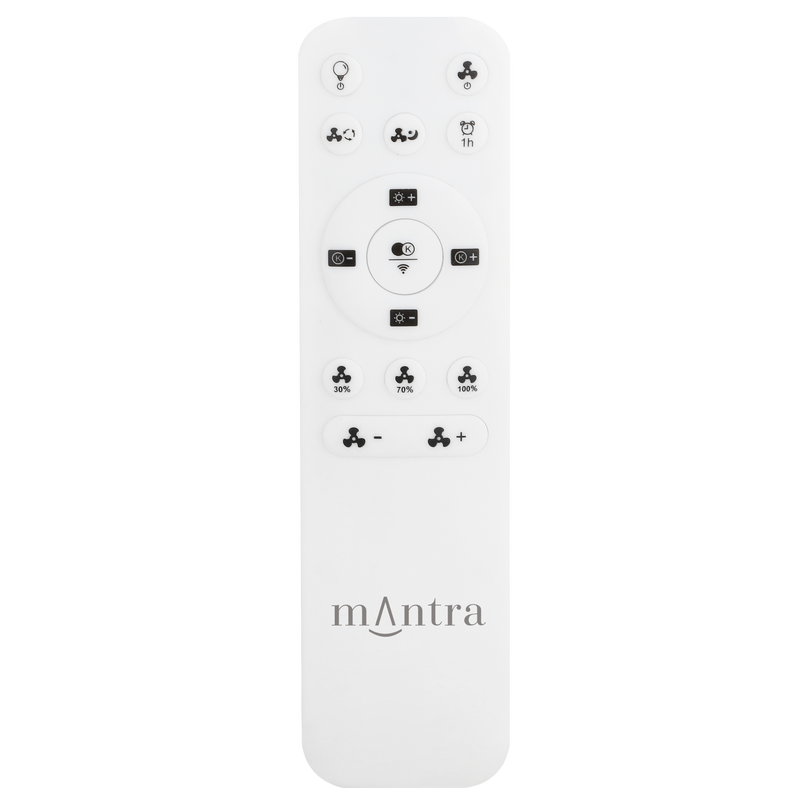 Mantra AliSIO MINI 7495 mennyezeti ventilátor fekete-fehér LED