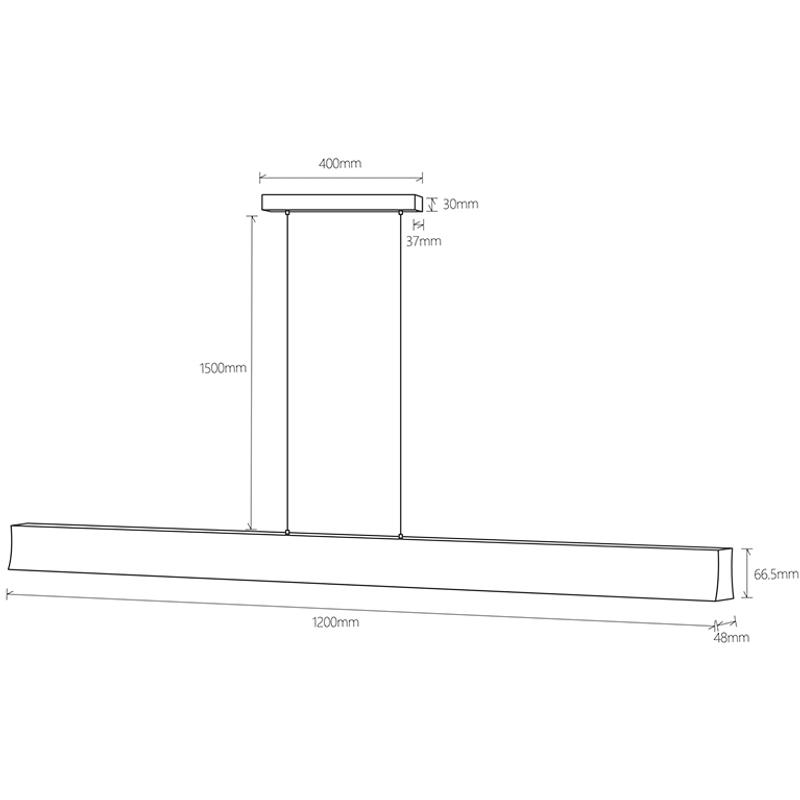  Mantra Hanok 7542 függeszték fehér LED 3000K