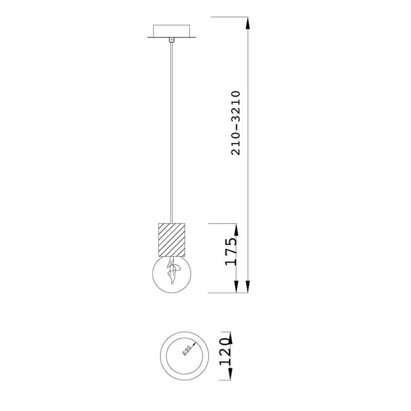 MANTRA GALAXIA 7623 BELTÉRI FÜGGESZTÉK FEHÉR LED
