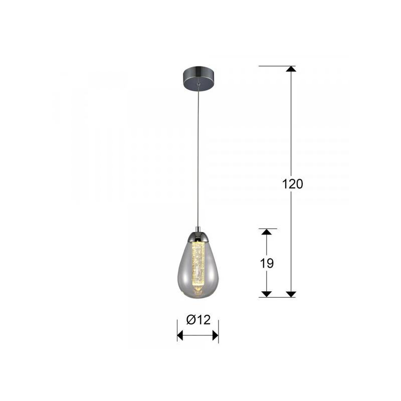 schuller taccia 94318 egyágú fügeszték króm
