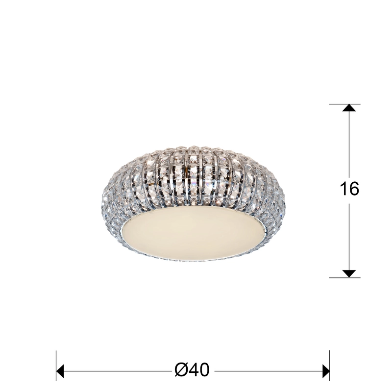 Schuller Diamond 507039 Mennyezeti Lámpa kristály