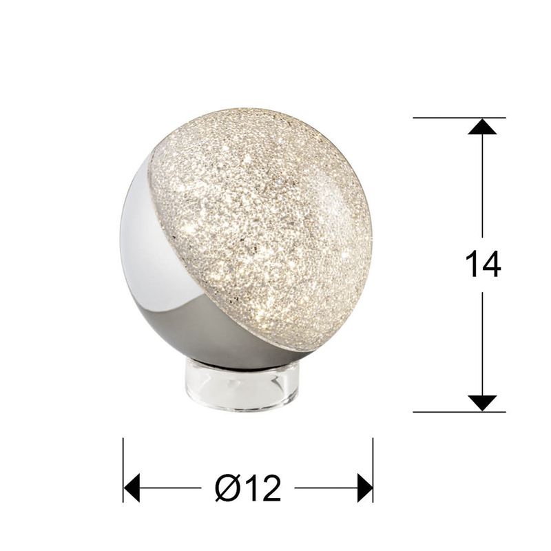 schuller sphere 794485 asztali led lámpa
